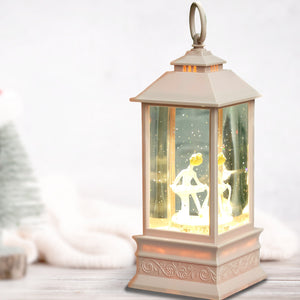 Magical Winter Wonderland Snow Globe - Pink Glitter Lantern With Dancing Ballerina, Perfect Family Christmas Decor Gift by Accent Collection