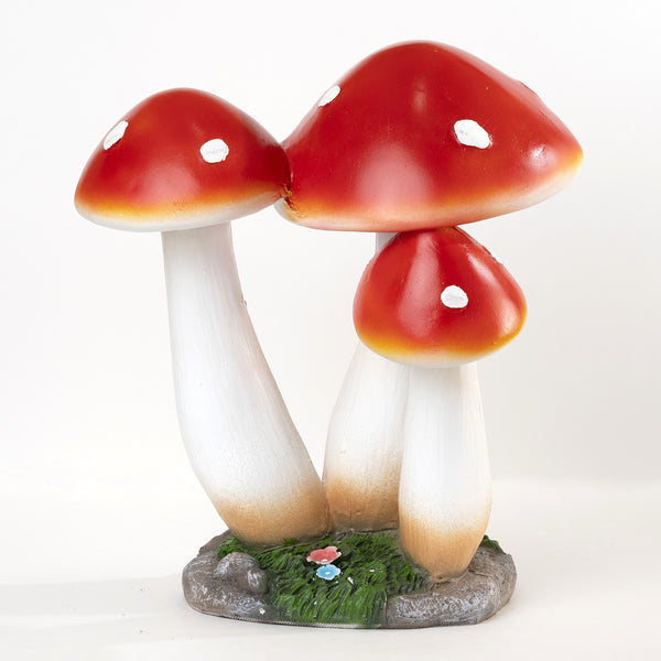 Large Mushroom Garden Decoration - 35cm, Weather Resistant, Fairy Garden Décor by Accent Collection Home Decor