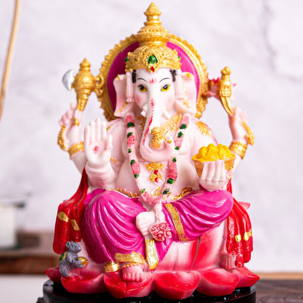 Ganesha Statue, Hindu God Idol, Ganesh Statue, Pooja Room Décor by Accent Collection Home Decor