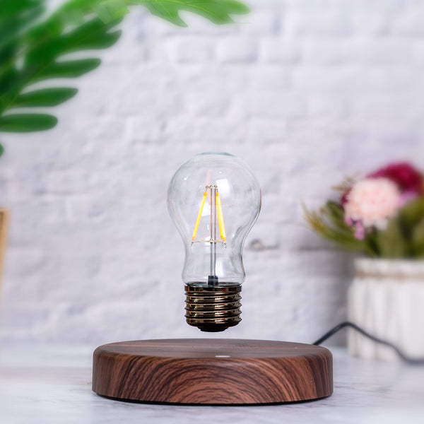 Levitating LED Bulb Lamp, Magnetic, Desktop Décor, Floating Lamp, Unique Gift by Accent Collection Home Decor