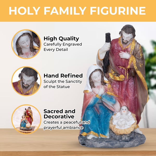 Christian Statue, Jesus Family Joseph Mary Statue, Christianity Decor, Prayer, Religious Statues, Home Décor, Christmas, Jesus Birth Figurine by Accent Collection Home Decor