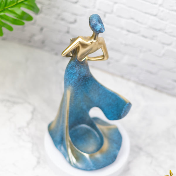 Decorative Bottle Holder, Blue Bottle Holder, Housewarming or Festive Gift by Accent Collection