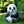 Weatherproof Large Panda Garden Statue, Fiberglass Black & White, Perfect Gardener Gifts & Outdoor Decor
