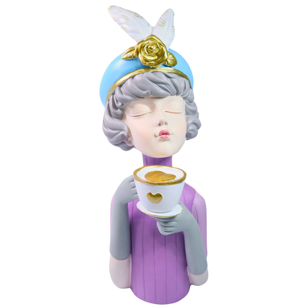 Decorative Girl Statue - For the Love of Tea | Home Decor