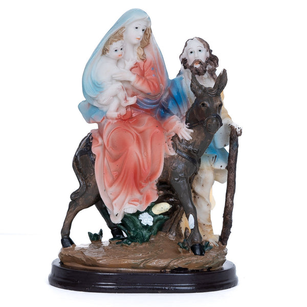 Sacred Heart Jesus, Mary, Joseph Figurine - Catholic Home Decor Polyresin Set