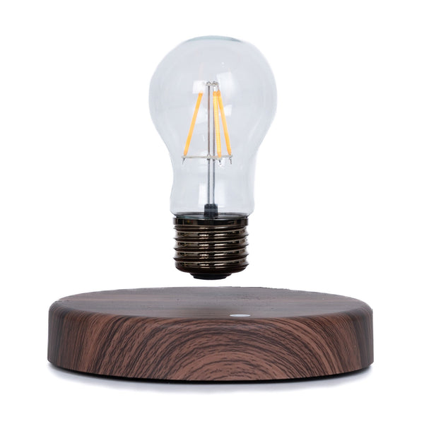Levitating Light Bulb Lamp - Magnetic Desktop Decor, Floating Lamp for Home, Office, Bedroom, Living Room - Perfect Tabletop Decor for Desk and Study Table