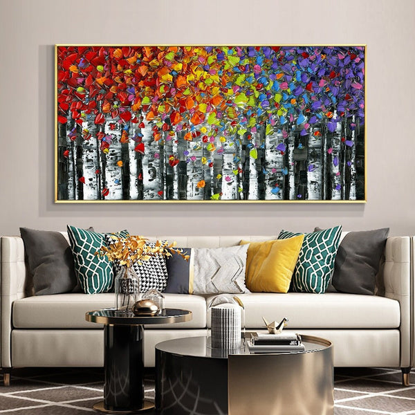 Encapsulate The Spring Of Colours Abstract Canvas Art, Abstract Painting, Extra Large Wall Art Modern Wall Art Painting for Living Room