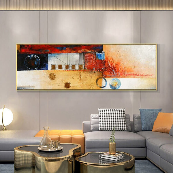 Elements of Earth - Abstract Painting, Wall Art for Living Room Painting on Canvas Hand Painted Oil Painting for Home Decor by Accent Collection