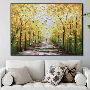 Forest Wall Art Abstract Painting Oil Painting On Canvas Nature Painting Wall Art For Home Decor Painting on Canvas Large Wall Decor Gift