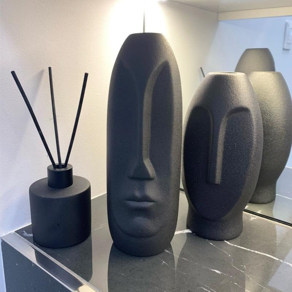 Abstract Human Face Vase by Accent Collection