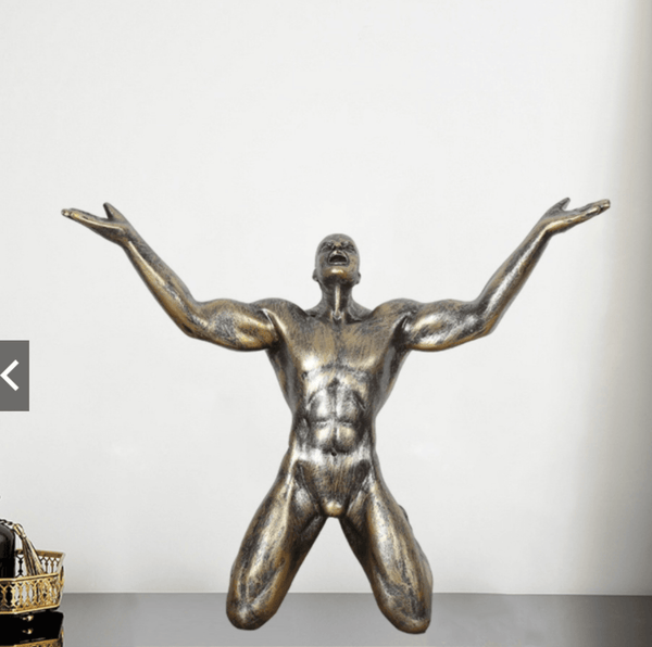 Artistic Roar of Victory Sculpture for Center Table 12*8*9 Inch / Rustic Gold by Accent Collection Home Decor
