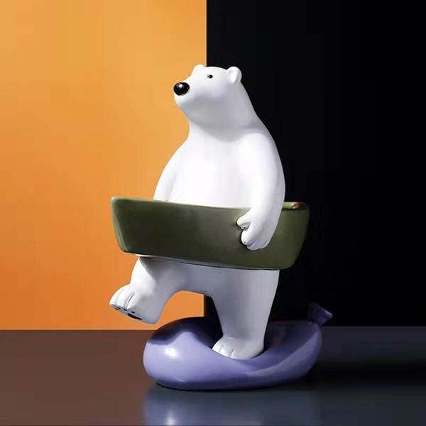 Bear Statue for Kids Room - Swimming Boat by Accent Collection