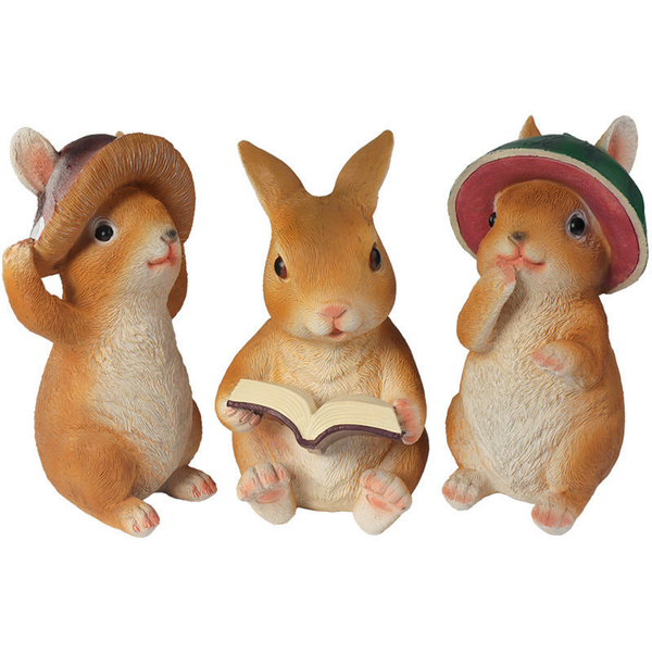 Charming Bunny Trio by Accent Collection Home Decor