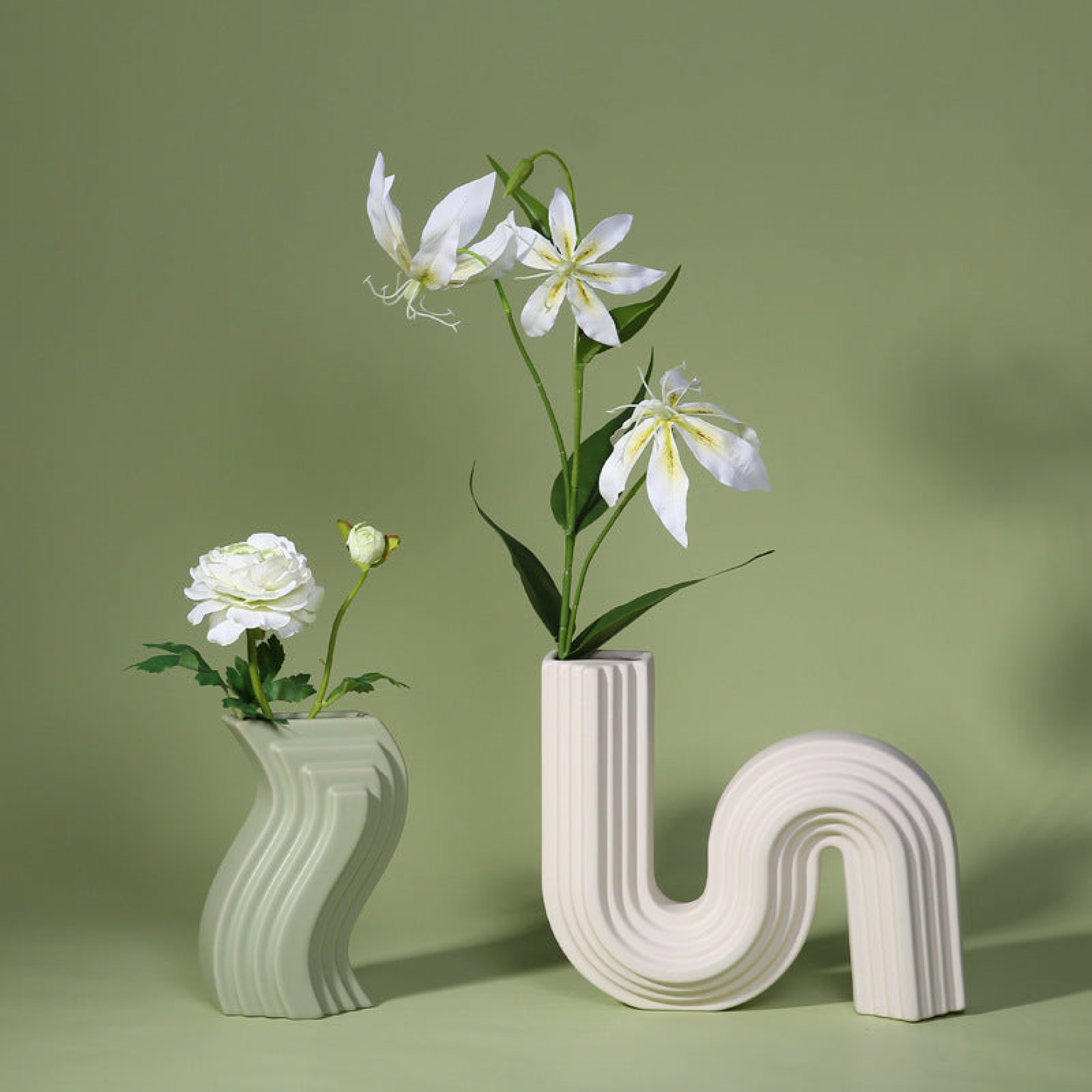 vases Home Decor Three-Dimensional Flower Ceramic Vase Home