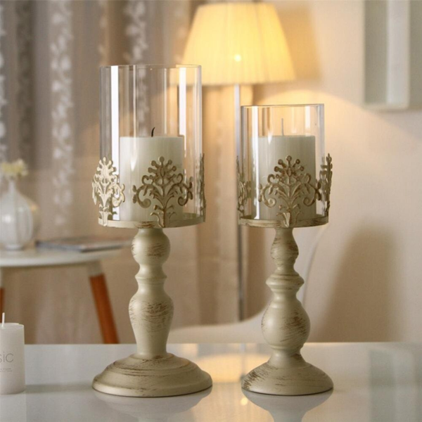 Set of 3 Retro Candle Set for Home Décor by Accent Collection Home Decor